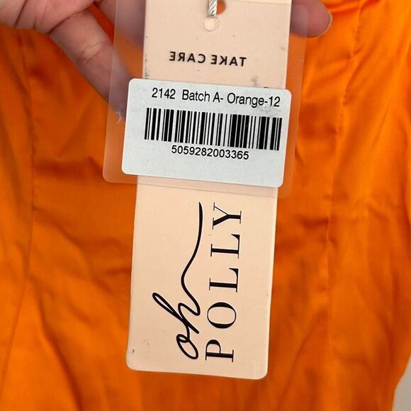 NEW Oh Polly Showstopper Underwired cut out snatched Satin Mini Dress sz 8 - Picture 6 of 8